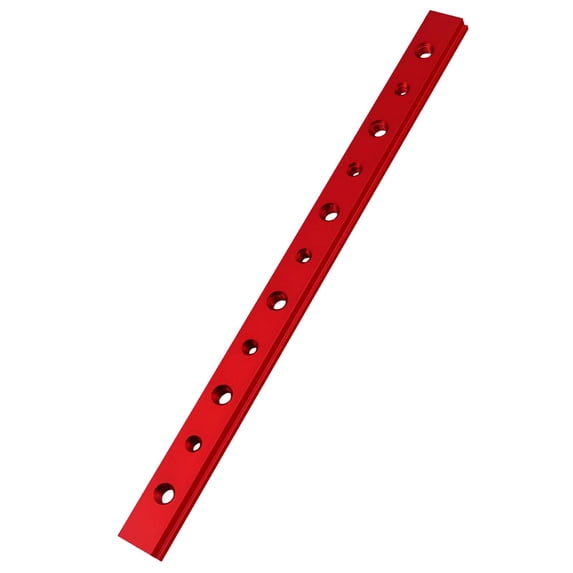 Aluminium Alloy Miter Bar 300mm Adjustable Perfect Sliding Action Miter Rod red with hole