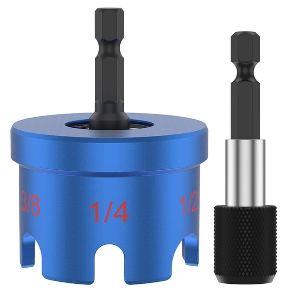 Aluminium Alloy Nut Zipper Drill Attachment Lightweight Impact Resistant Fast Nut Bolt Removal Tool for Conduit Rack Strut System Overhead Fixture