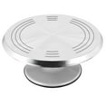 thumbnail image 1 of Aluminium Alloy Revolving Cake Stand 12 Inch Rotating Cake Turntable for Cake Cupcake Decorating Supplies, 1 of 6