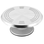 Aluminium Alloy Revolving Cake Stand 12 Inch Rotating Cake Turntable for Cake Cupcake Decorating Supplies