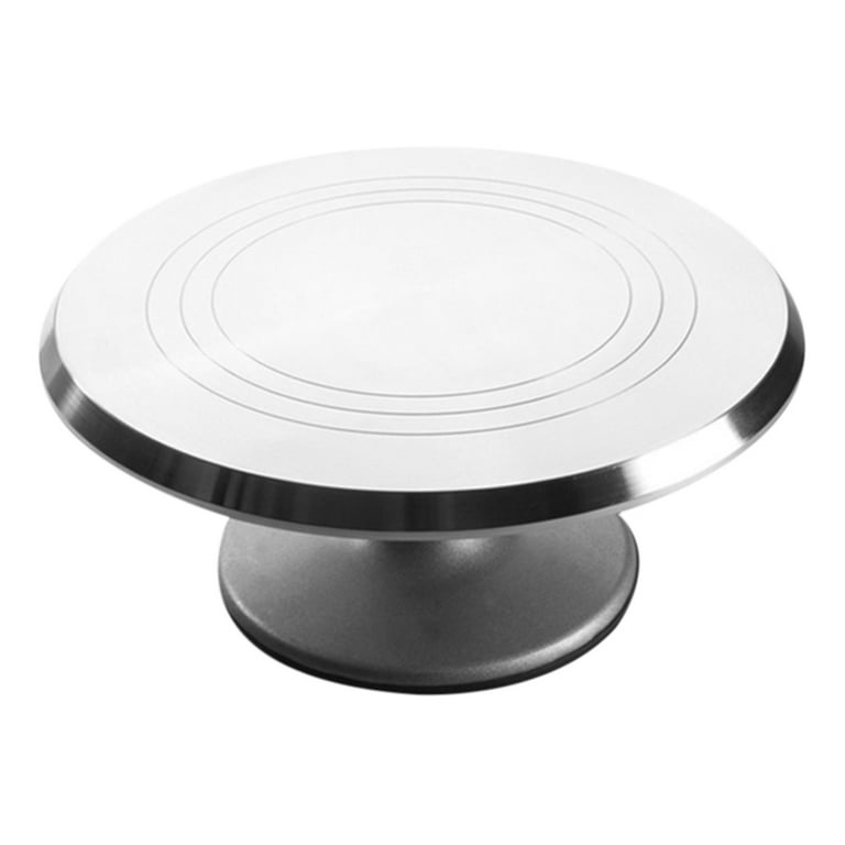 12 Cake Turntable for Decorating Heavy Duty Stainless Steel Rotating  Turntable