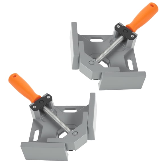 Aluminium Alloy Right Angle Clamp Precision Corner Clamp with Non Slip Handle Adjustable Jaw Right Angle Clip for Woodworking