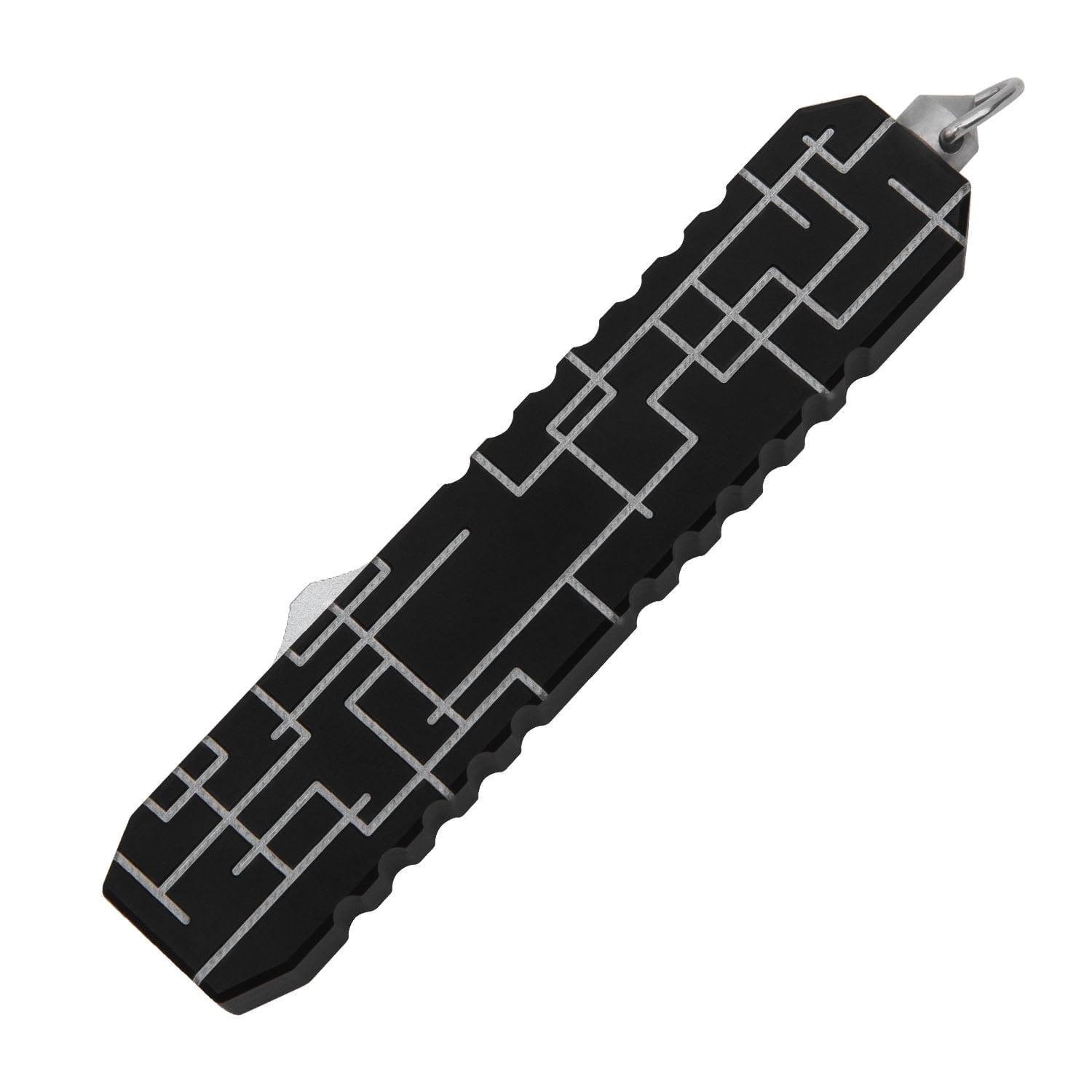 Aluminium Alloy Utility Knife with Clip Box Cutter EDC Scalpel Outdoor Pocket Knife 10pcs #60#24 Carbon Steel Blades