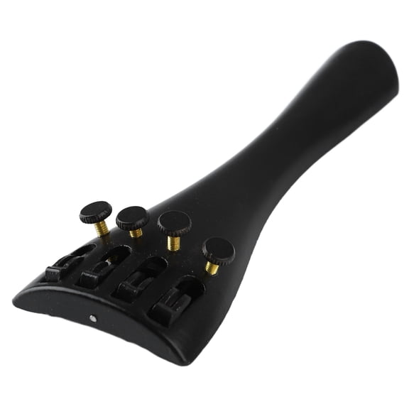Aluminium Alloy Violin Tailpiece 4 Fine Tuners Violin Tailpiece, Aluminium Alloy Violin Tailpiece with Tailgut for Stringed Instruments