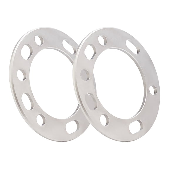 Aluminium Alloy Wheel Spacer for SUV Car Pickup Truck Flat Round Matte Platinum Color 175x6mm for DIY