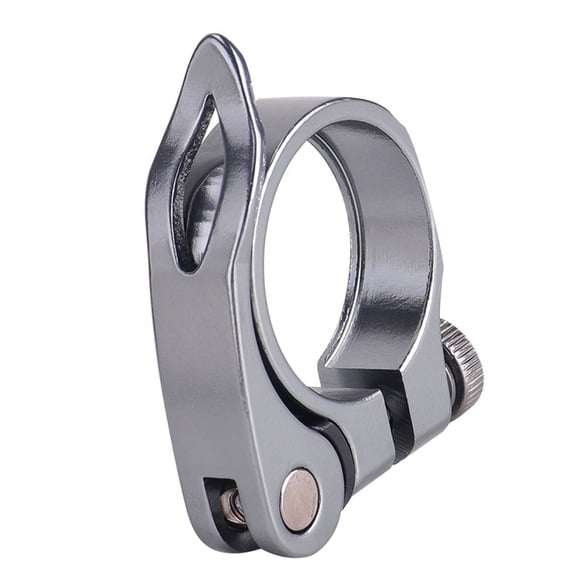 Aluminium Alloys Seatpost Clamp 34.9mm Tube Clamp Road Bike Seat Tube Clip Bike Saddles Seat Clamp Easy to Install