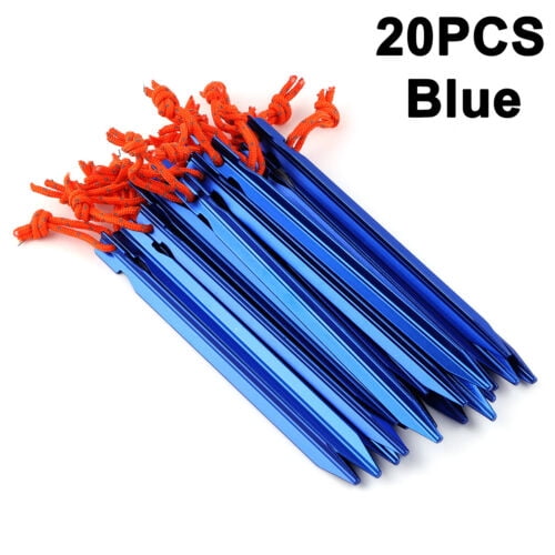 Aluminium Canopy Tent Pegs Garden Outdoor Hiking Nail Stakes Heavy Duty