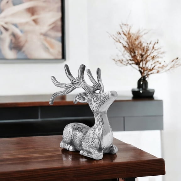 Aluminium Deer Figurine for Home Decor