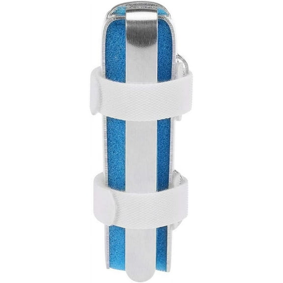 Aluminium Finger Hand Splint, 4-Sided Finger Splint 3 Sizes Finger Brace Support Recovery Injury Pain Bending Deformation Correction(S)
