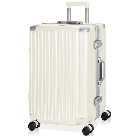 Aluminium Frame Suitcase featuring PC ABS Hard Shell, TSA Lock, and without Zipper