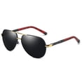 thumbnail image 1 of Aluminium HD Polarized Photochromic Sunglasses Pilot Men Driving Glasses Eyewear, 1 of 10