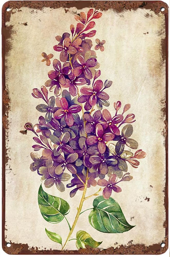 Aluminium Metal Tin Sign Funny Summer Flowers Funny Home Cave Garage