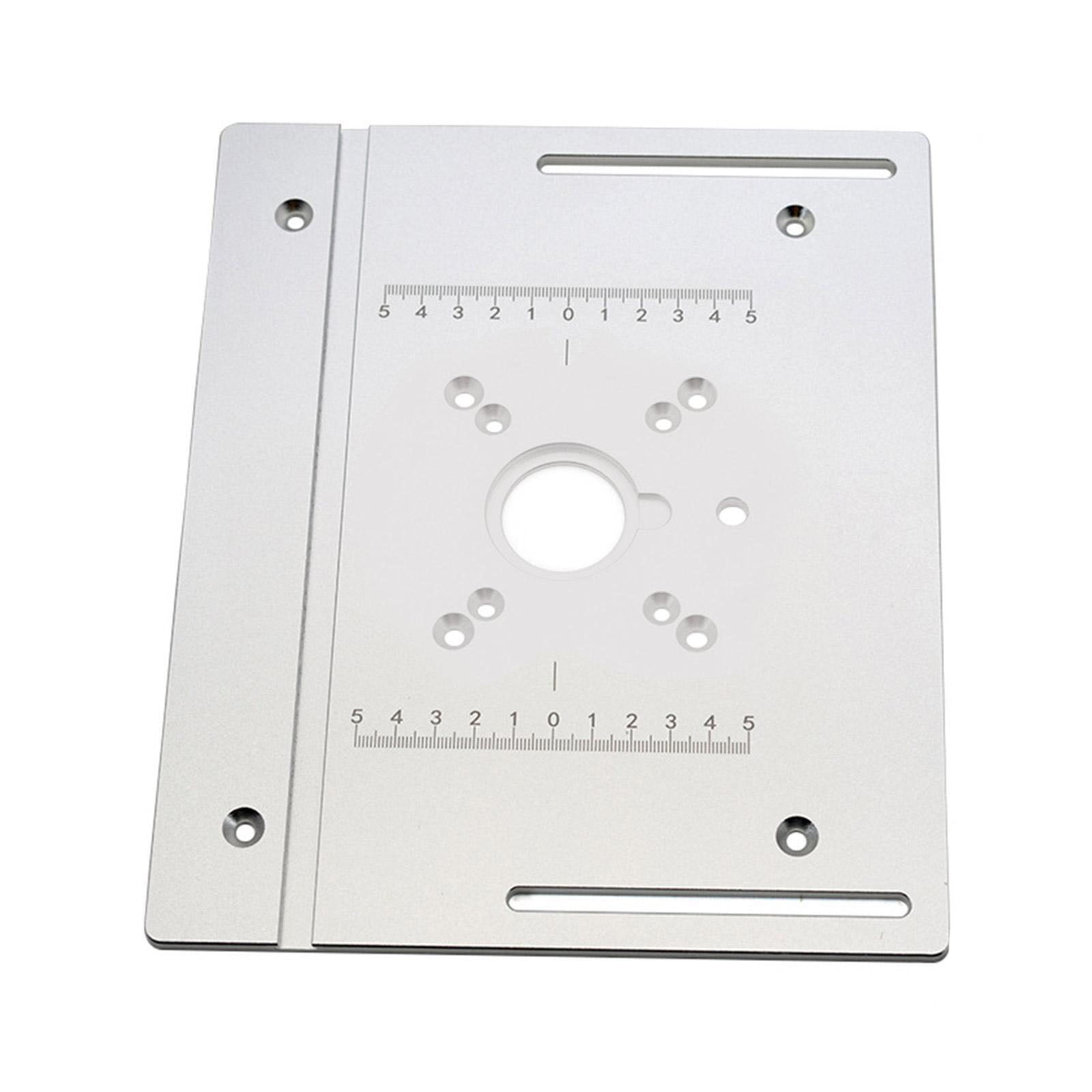 Aluminium Router Table Insert Plate Electric Wood Milling Flip Board