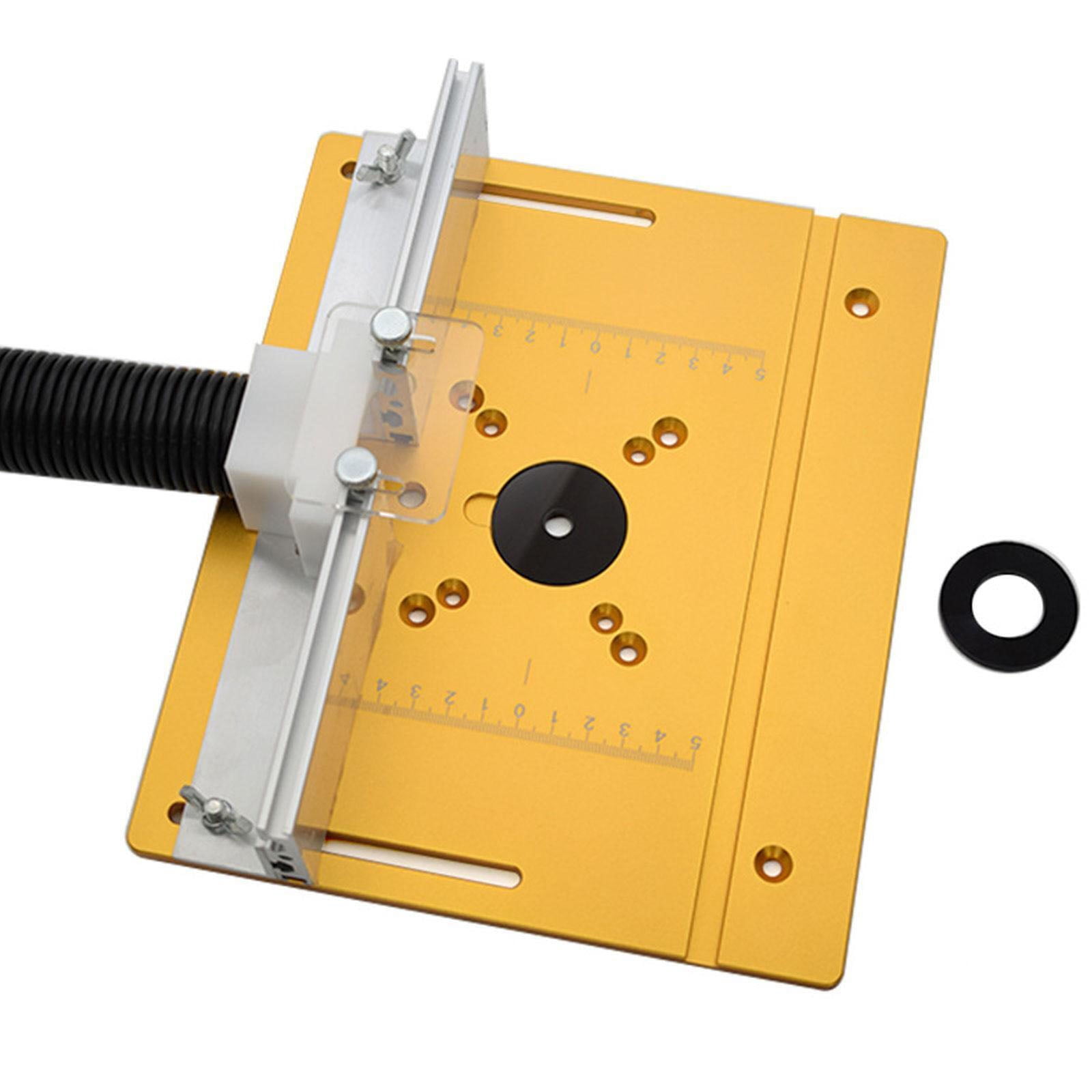 Aluminium Router Table Insert Plate Electric Wood Milling Flip Board