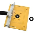 Aluminium Router Table Insert Plate Electric Wood Milling Flip Board