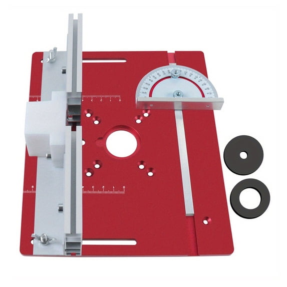 Aluminium Router Table Insert Plate Metal Router Table for Woodworking Benches Router Plate Wood Tool Milling Trimming