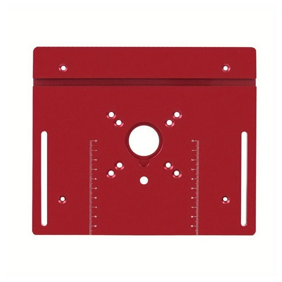 Aluminium Router Table Insert Plate Metal Router Table for Woodworking Benches Router Plate Wood Tool Milling Trimming