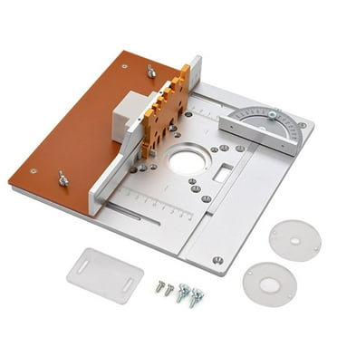 Aluminium Router Table Insert Plate Wood Milling Flip Board Miter-Gauge✨ н{ #н Z1K6