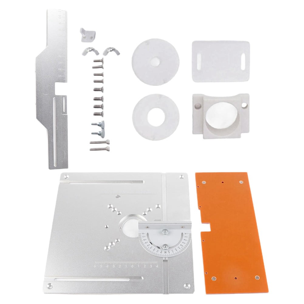 Aluminium Router Table Insert Plate Wood Milling Flip Board with Miter ...