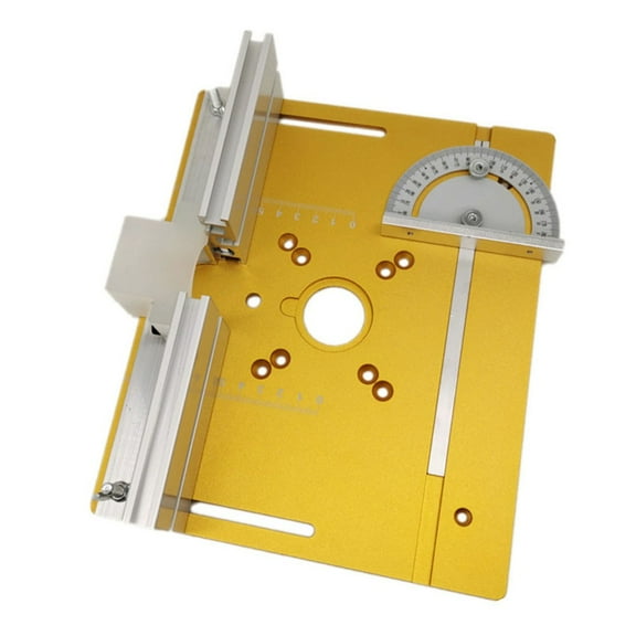 Aluminium Router Table Woodworking Trimmer Electric Wood Milling Flip Plate Fangkenuo