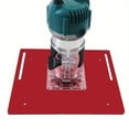 thumbnail image 1 of Aluminium Router Table Woodworking Trimmer Electric Wood Milling Flip Plate Red, 1 of 7