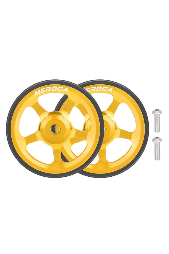 Aluminium Rubber Folding Bike Easy Wheels Compatible with For Brompton