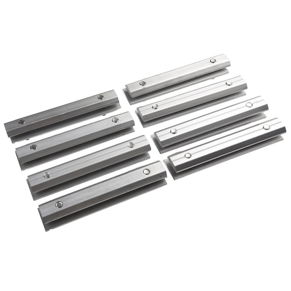 Aluminium Solar Module Rails Profile Connectors Mounting Connection