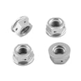 thumbnail image 1 of Aluminium Sprocket Nuts M10x(1.25mm) Drilled Pack x4 (4SPN10D), 1 of 6
