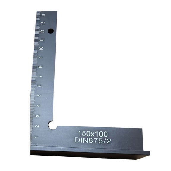 Aluminium Square Precision Ruler for Laboratory Use Woodworking Measuring Tool