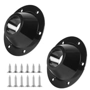 Aluminium Table Base Flange Table Leg Base with 6 Mounting Holes Rustproof Dinette Table and Floor Mount Base
