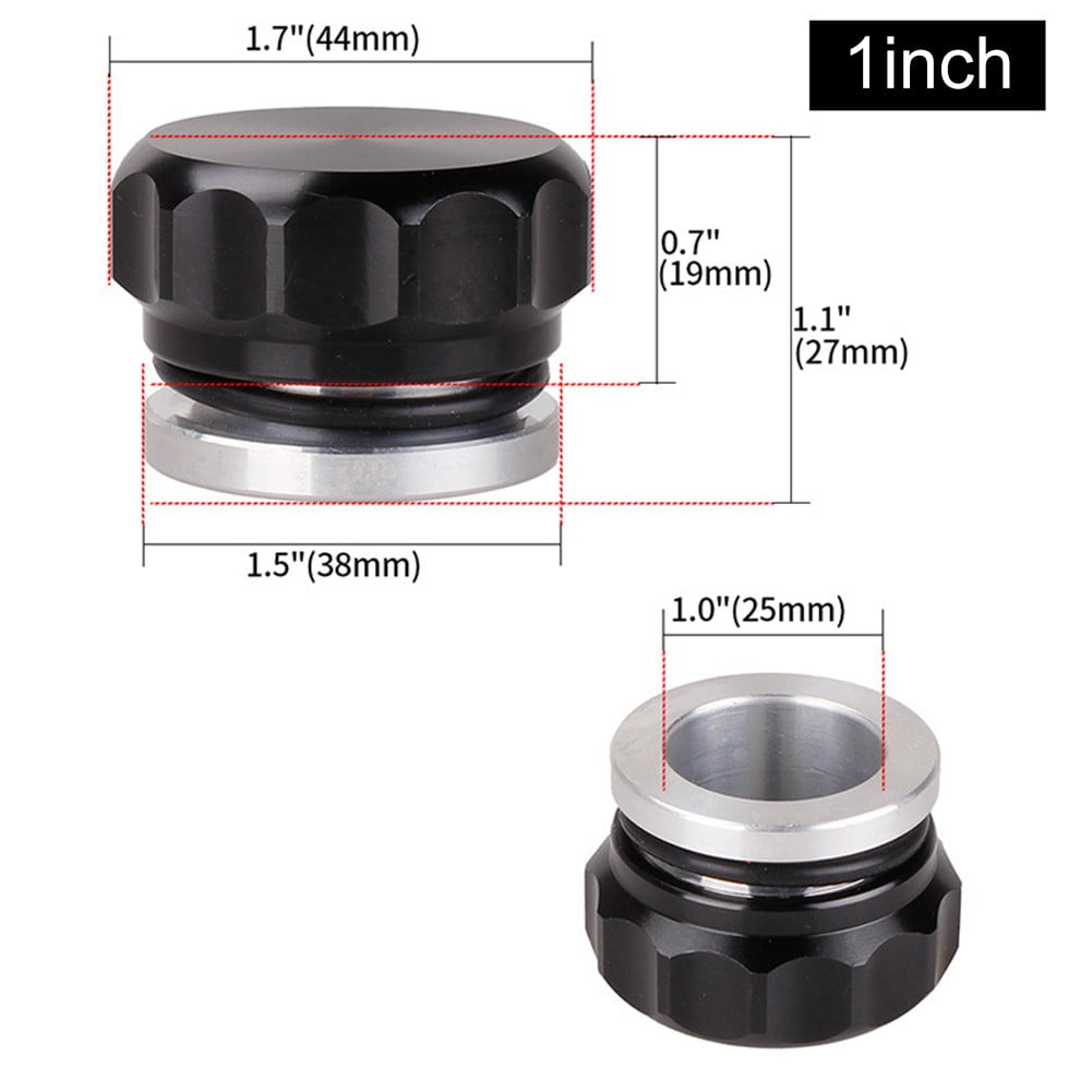 Aluminium Weld On Filler Neck & Cap Oil Fuel Water Tank Black