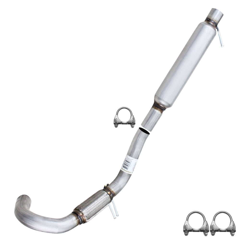 Northeastern Exhaust Stainless Steel Exhaust Resonator Compatible with 2011–2017 Chrysler Town & Country Dodge Grand Caravan VW Routan 3.6L – Direct Fit