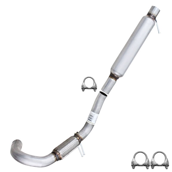 Northeastern Exhaust Stainless Steel Exhaust Resonator Compatible with 2011–2017 Chrysler Town & Country Dodge Grand Caravan VW Routan 3.6L – Direct Fit