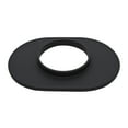 thumbnail image 1 of Cobra-Tek Aluminum 12" Oval Air Cleaner Base Smooth Black Fits 5 1/8" Carburetor Neck, 1 of 4