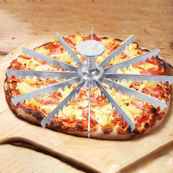 Aluminum 12-Slice Pie Cutter and Cake Marker