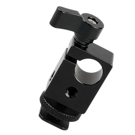 Aluminum 15mm Single Rod Clamp Camera Rod Mount With 1/4inch-20 Thread Screw Home Improvement Installation Accessories
