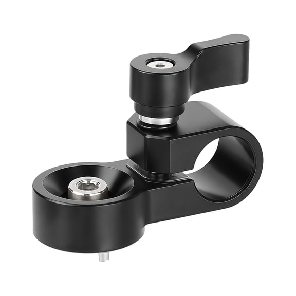 Aluminum 15mm Single Rod Clamp Camera Rod Mount With 1/4inch-20 Thread Screw Home Improvement Installation Accessories