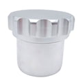 thumbnail image 1 of Aluminum 2" ID Cap Neck Fuel Filler Tank Water Sump Splash Bowl Oil Catch Can, 1 of 4