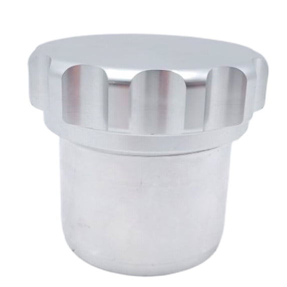 Aluminum 2" ID Cap Neck Fuel Filler Tank Water Sump Splash Bowl Oil Catch Can