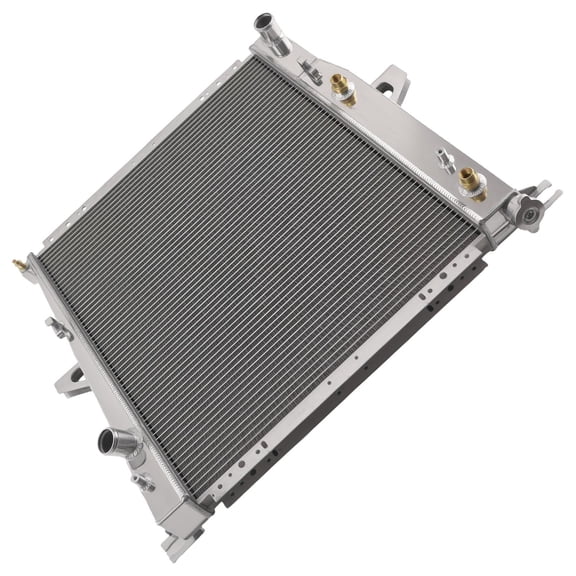 Aluminum 2-Row Cross Flow Engine Cooling Radiator for Mazda B4000 4.0L V6, Ford Ranger 2.3L/3.0L/4.0L, Explorer 4.0L, OE 2173, CU2173, RAD2173, 6L5Z8005DA, AT/MT