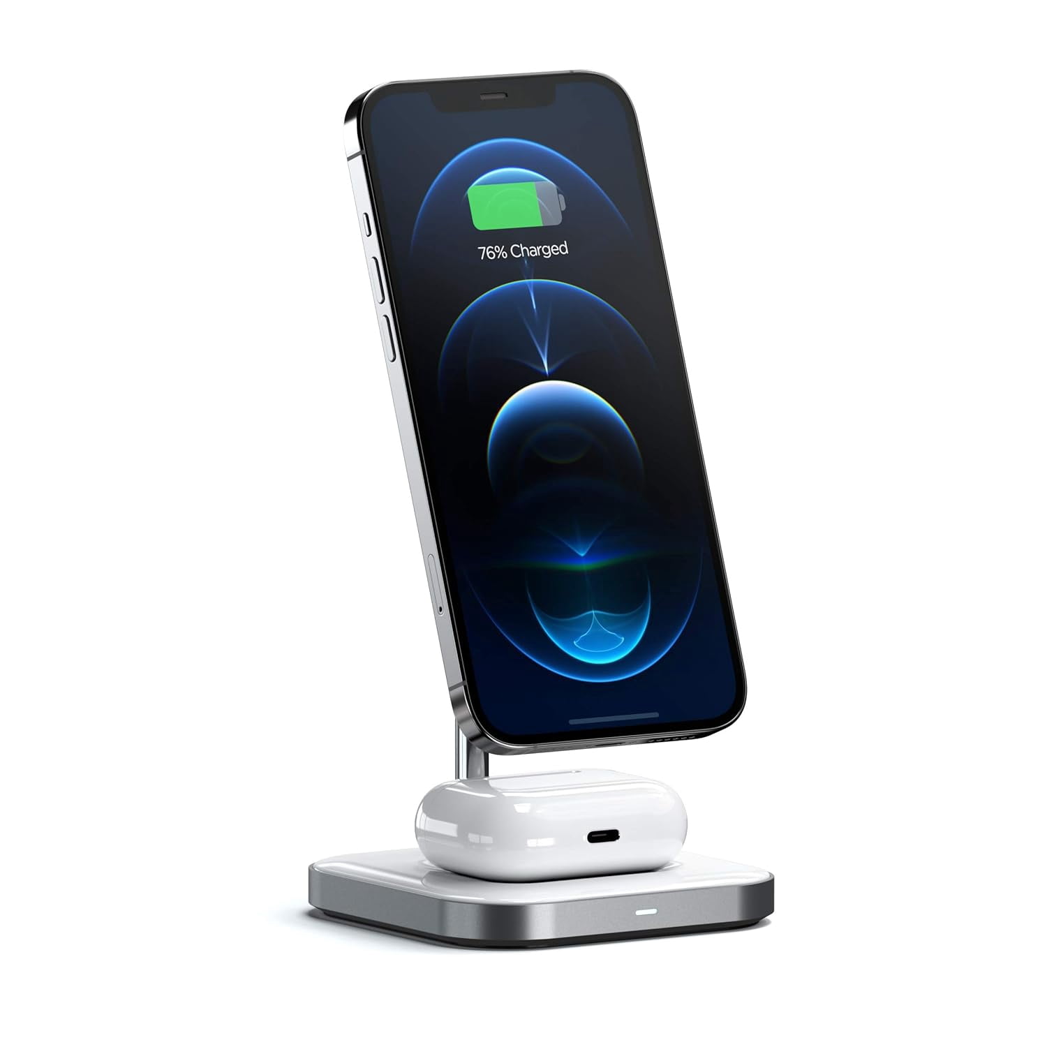 Aluminum 2-in-1 Magnetic Wireless Charging Stand