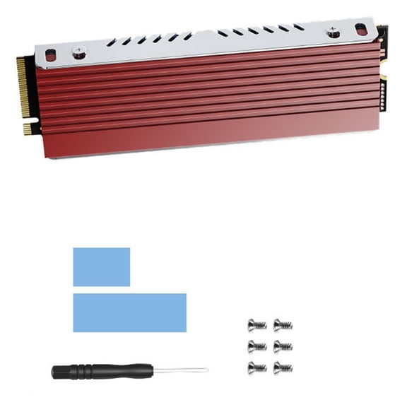 Aluminum 2280 Drive Coolers Heatsink For Gaming And Workstations Improves Thermals Efficiency
