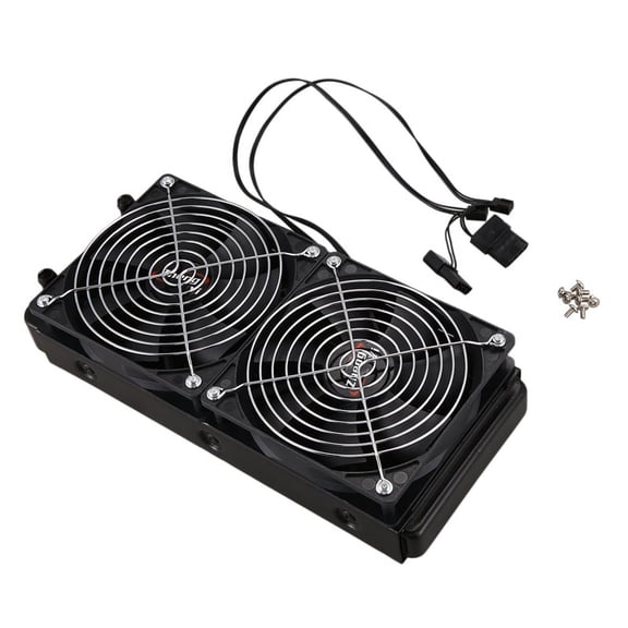 Aluminum 240mm 10 Pipe Water Cooling Heat Exchanger Radiator