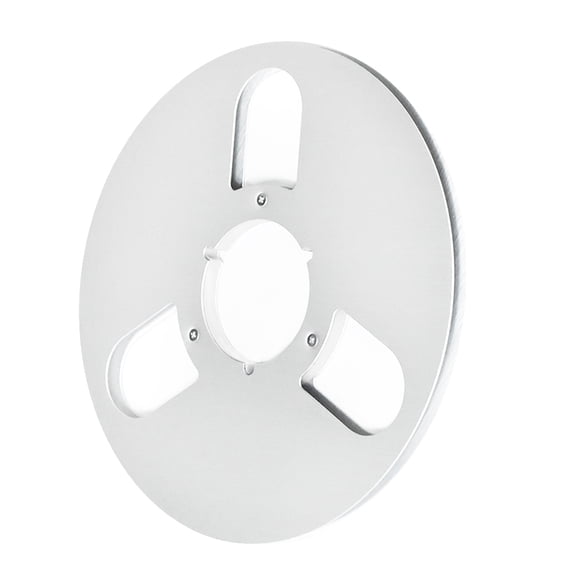 Aluminum 3 Hole Reel 10.5Inch Empty Tape With Hub Disk For Studio Equipment Box Packaging