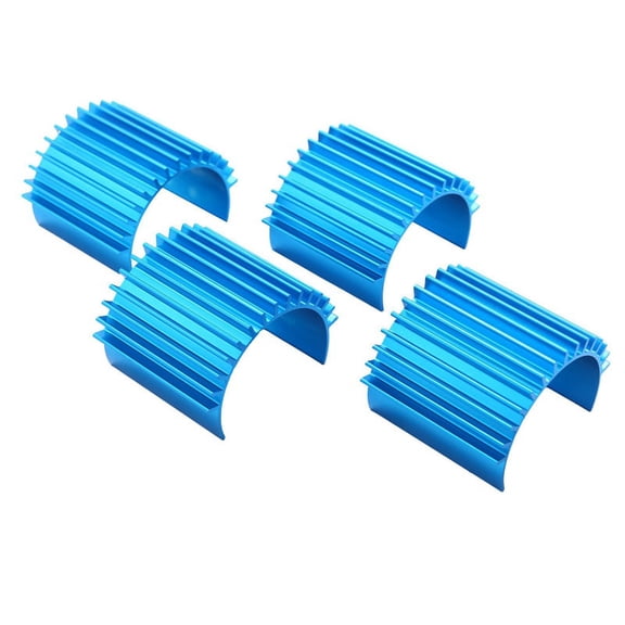 Aluminum 370 380 Motor Heat Sink Heatsink Cooling Fins for RC 1/16 Car (Pack of 4)