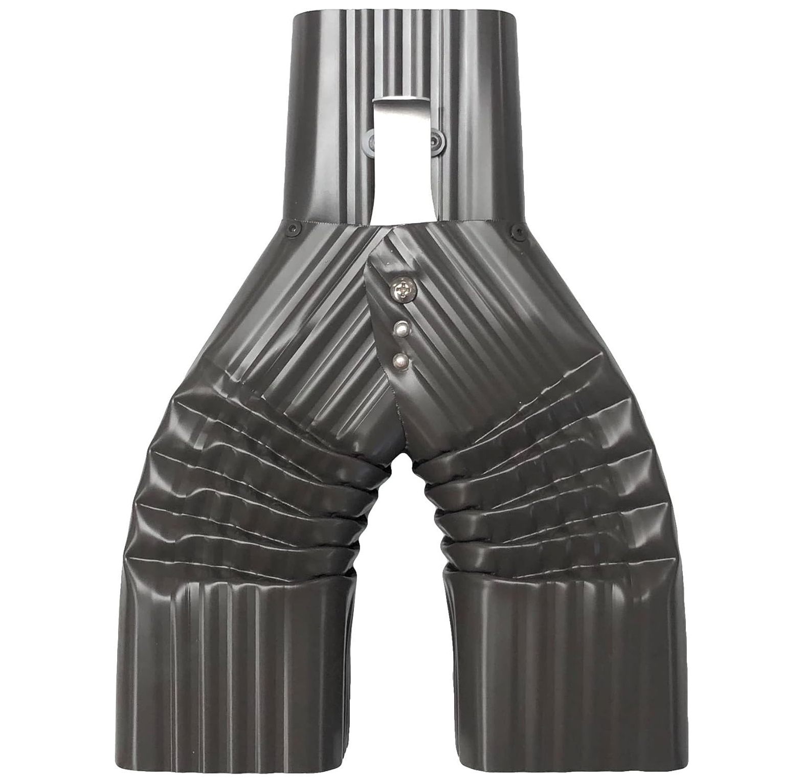 Aluminum 3x4 Downspout Diverter for Rain Barrels Made in The U.S.A