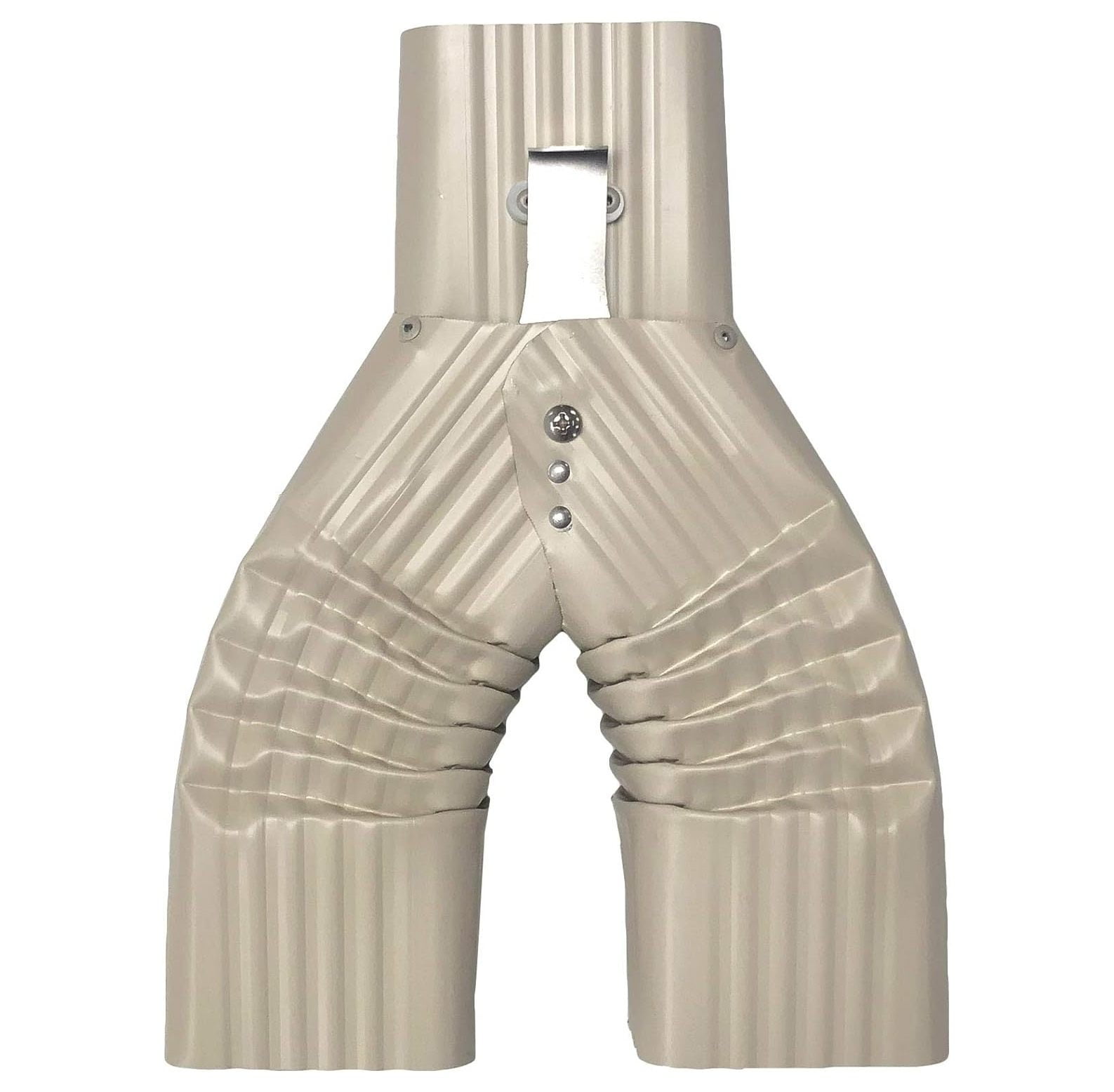 Aluminum 3x4 Downspout Diverter for Rain Barrels Made in The U.S.A