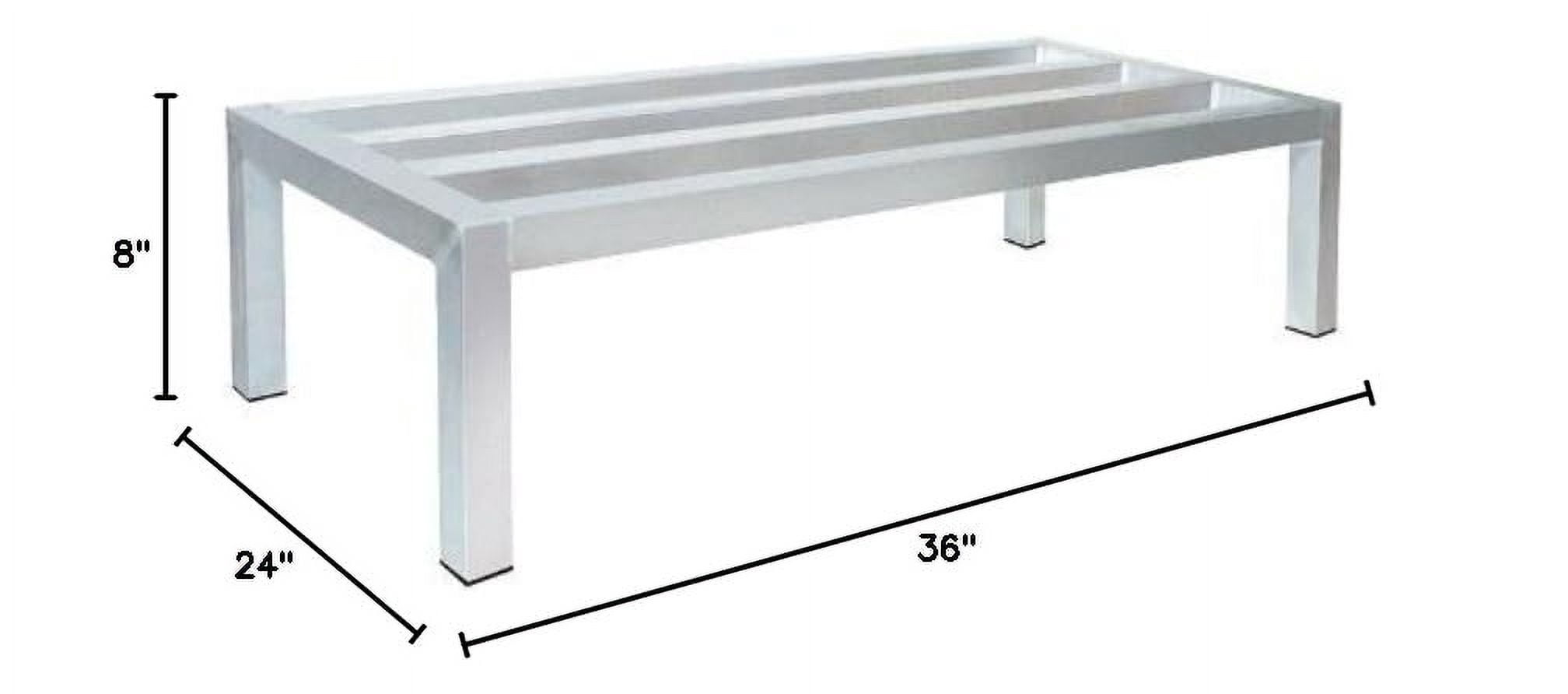 Aluminum 4 Leg Dunnage Rack - Heavy Duty Storage Solution - Walmart.com