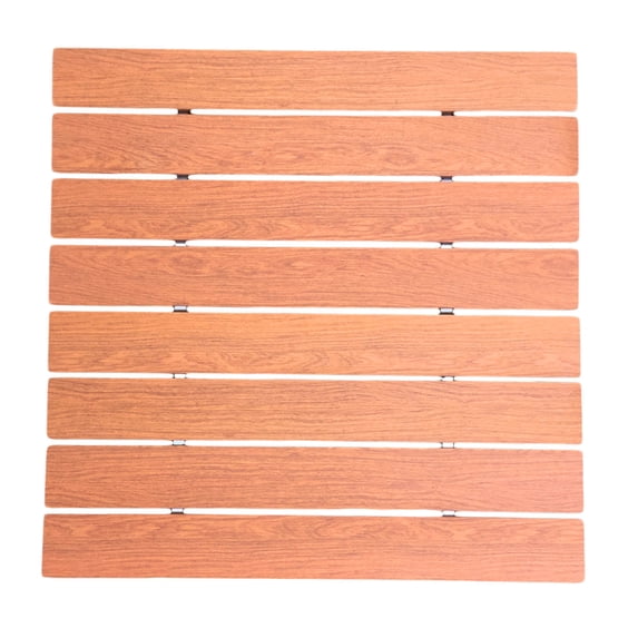 4' x 4' Aluminum Decking Panel (Brown Wood Grain) (10977)