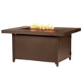 thumbnail image 1 of Aluminum 48-in Rectangular Propane Fire Table, Beads, Covers and Lid, 1 of 9
